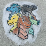 Tails and Tales Chalk Art